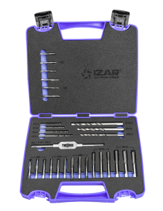 COFFRET DE TARAUDS A MAIN METRIQUE HSS
