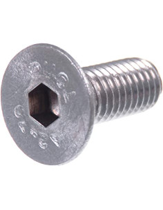 VIS TETE FRAISEE HEXAGONALE CREUSE INOX A2 DIN 7991 2