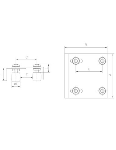 PLAQUE GUIDE REGLABLE GRANDE