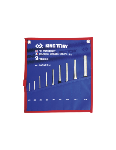 TROUSSE DE CHASSE GOUPILLE DE 2 A 14mm - 9 PCS