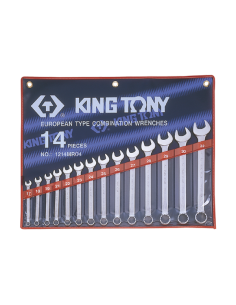TROUSSE DE CLES MIXTES METRIQUES M17-M32 - 14 PCS
