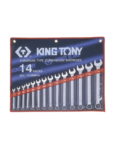 TROUSSE DE CLES MIXTES METRIQUES M17-M32 - 14 PCS