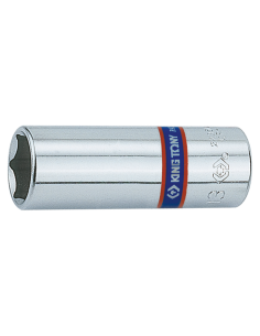 DOUILLE LONGUE METRIQUE 6 PANS 1/4"