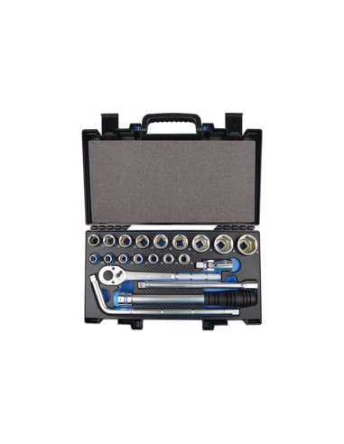 COFFRET DE DOUILLES ET ACCESSOIRES 1/2" - 21 PCS