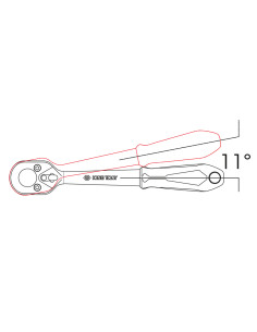 CLIQUET REVERSIBLE CARDAN INTERGRE 1/2" 32 DENTS 2