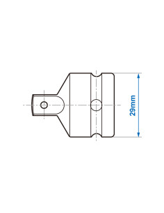 ADAPTATEUR AUGMENTATEUR DIN 3121 1/2" VERS 3/4" 2