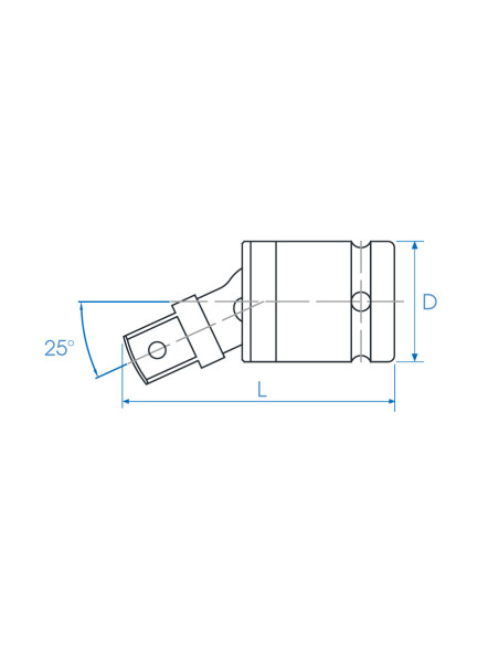 CARDAN UNIVERSEL 1/2"