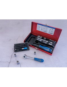 COFFRET 1/4" DOUILLES ET ACCESSOIRES - 51 PCS 2