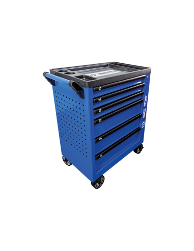 SERVANTE D'ATELIER 6 TIROIRS BLEUE
