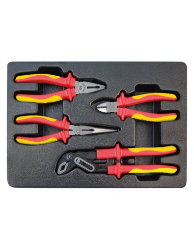 JEU DE 4 PINCES ISOLEES 1000V THERMOFORME