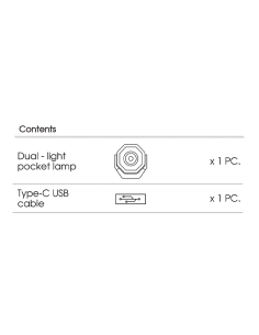 PROJECTEUR LED A BATTERIE SMD 3W + COB 8W - 800/250lm - 6500K° BLANC - IP65 2