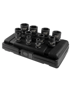 COFFRET DE DOUILLES A CHOCS 1/2" METRIQUES - 11 PCS
