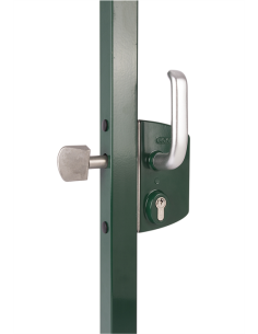 SERRURE POUR PORTAIL COULISSANT POUR PROFIL CARRE 80mm