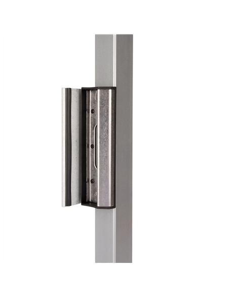 GACHE REGLABLE INOX POUR PROFIL CARRE