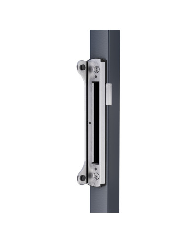 GACHE EN ACIER INOX POUR SERRURE FORTYLOCK - REGLAGE 40 - 60mm