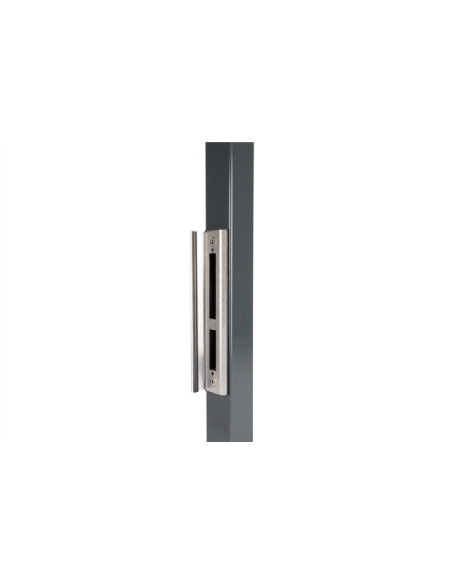 GACHE HYBRID POUR SERRURE A ENCASTRER H-METAL POUR PROFIL CARRE - SANS