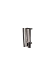 GACHE/BUTEE NOIRE TYPE INDUSTRIEL POUR PROFIL CARRE RAL9005