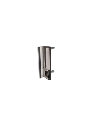 GACHE/BUTEE NOIRE TYPE INDUSTRIEL POUR PROFIL CARRE RAL9005