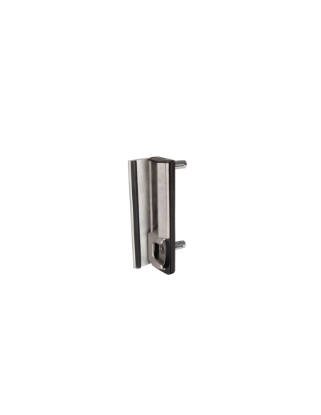 GACHE/BUTEE NOIRE TYPE INDUSTRIEL POUR PROFIL CARRE RAL9005