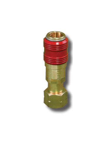 1/2 RACORMATIC FEMELLE - DETENDEUR - ACETYLENE - ECROU 3/8" G