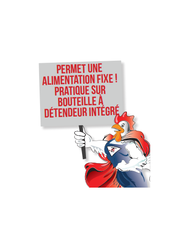 1/2 RACORMATIC MALE - ENTREE CHALUMEAU - GAZ NEUTRE - SORTIE 1/4" CAL. 15L/mn