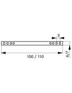 CARRE PERCE 6x100mm