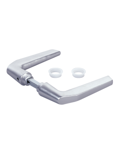 PAIRE DE POIGNEES ALUMINIUM CARRE DE 8mm - Long. 120mm