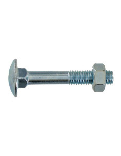 BOULON TETE RONDE COLLET CARRE ZINGUE DIN 603/934 2