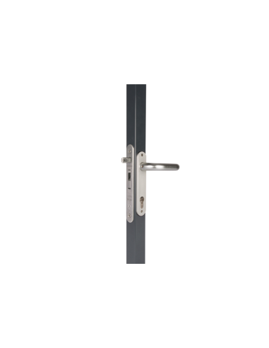 SERRURE A ENCASTRER TOUT INOX AXE 20mm POUR PROFIL 40mm Mini
