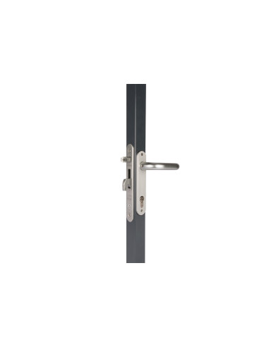 SERRURE A ENCASTRER TOUT INOX AXE 20mm POUR PROFIL 40mm Mini