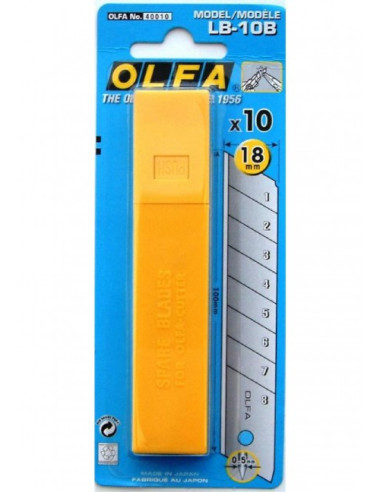 LAME OLFA LB-10B 18mm - 10 LAMES C0000110202
