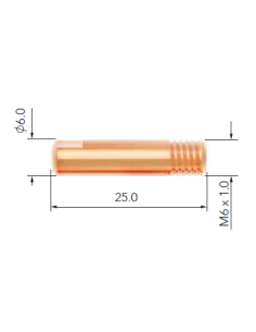TUBES CONTACT LAVA MIG 15-M6X1.0XL25mm