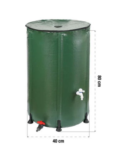 RECUPERATEUR D'EAU PLUVIALE PLIABLE 250L