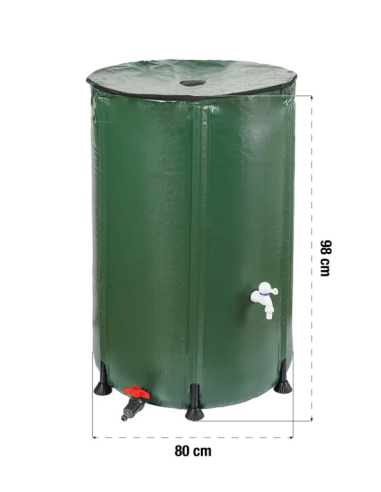 RECUPERATEUR D'EAU PLUVIALE PLIABLE 750L