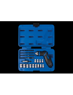 JEU DE TOURNEVIS A CLIQUET AVEC EMBOUTS 55 PIECES