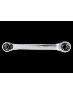 CLE POLYGONALE A CLIQUET REVERSIBLE 4 EN 1 10-13-17-19 mm
