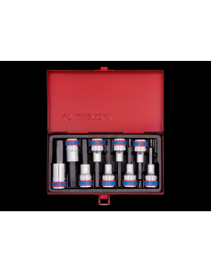 COFFRET DE DOUILLES LONGUES 1/2 MALES 9 PIECES