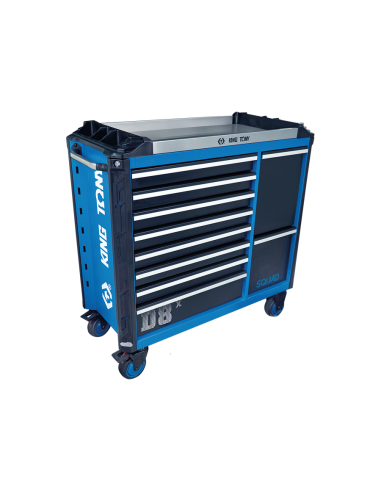 SERVANTE D'ATELIER SQUAD XL MODELE Dx - SYSTEME 0 RISQUE - 10 TIROIRS