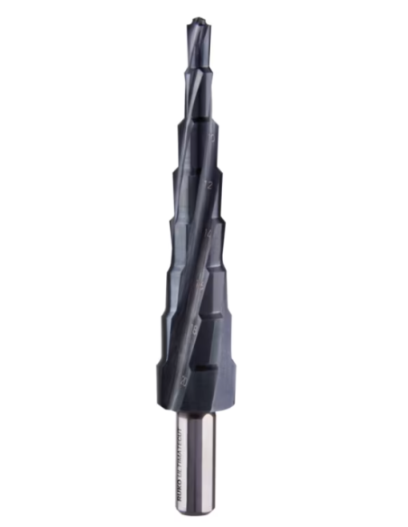 FORET ETAGE HSS RunaTEC - GOUJURE HELICOIDALES - POINTE TURBO 6,00 à 20,00mm
